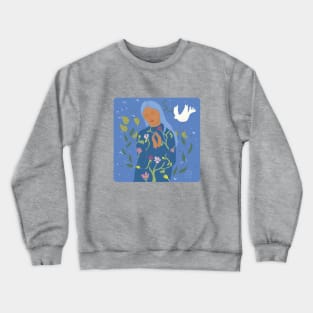 Blue Madonna Crewneck Sweatshirt